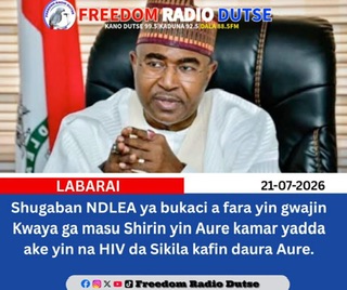 Shugaban NDLEA ya bukaci a fara yin gwajin Kwaya ga masu Shirin yin Aure kamar yadda ake yin na HIV da Sikila kafin daura Aure.