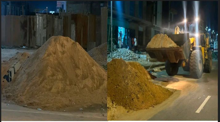 REMASAB, ta kwashe kayan aikin ginin da wasu suka zuba a kan titunan Farm Center, Kano.