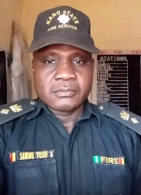 An yi jana'izar Kakakin Hukumar kashe gobara ta Jihar Kano, ACFO Saminu Yusuf Abdullahi.